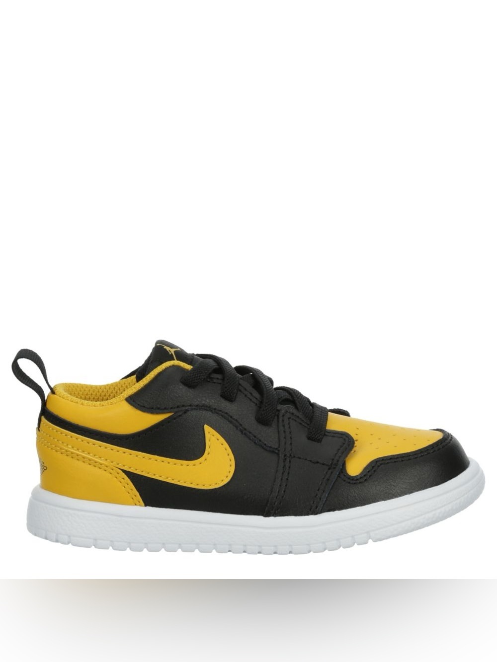 Jordan 1 Low Kids Shoes Black&Yellow